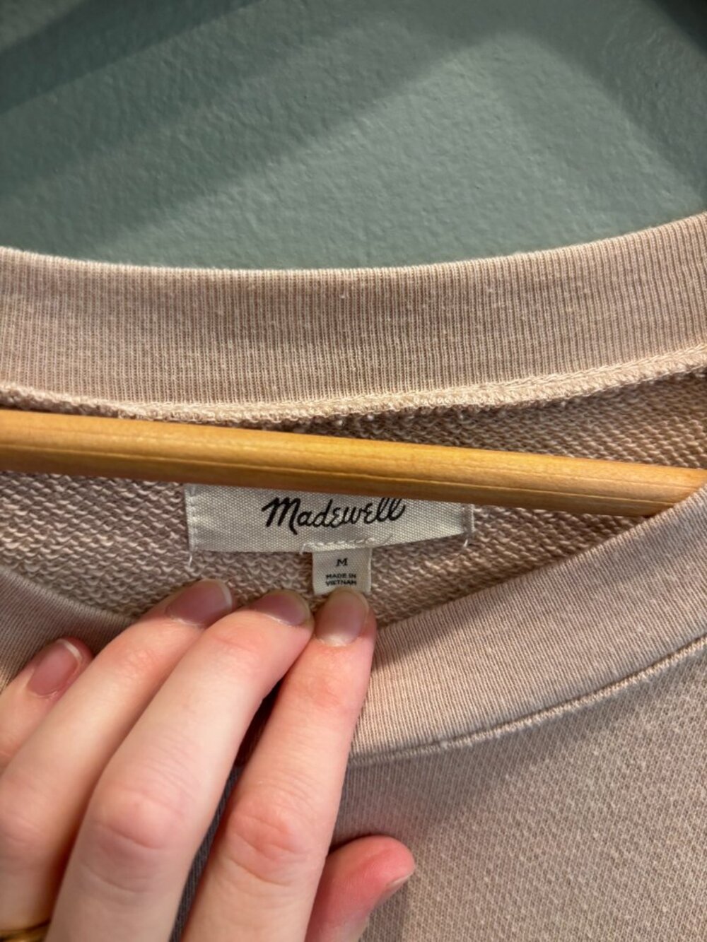 Madewell Short Sleeve Sweatshirt in Colorblock - Picture 4 of 4